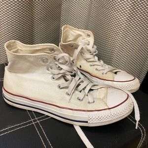 White Hightop Converse!